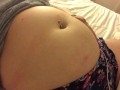 Swollen Belly Girl Bloated Belly Gurgles