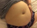 Swollen Belly Girl Bloated Belly Gurgles