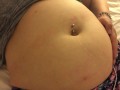 Swollen Belly Girl Bloated Belly Gurgles