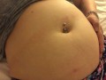 Swollen Belly Girl Bloated Belly Gurgles