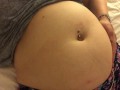 Swollen Belly Girl Bloated Belly Gurgles