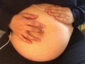 Swollen Belly Girl Loud Stuffed Belly