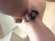 Lost count of nr of cumshots and pissgasms from huge toys prostate milking - Eric Sean