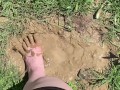 Feet getting nice and messy in mud
