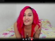 JOI ROLEPLAY Video chamada com a namorada.