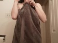 Fresh Out The Shower Slut Shows Off Smooth Pale Body