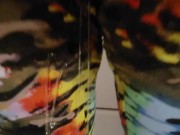 Submissive Bbw pisses for her Owner