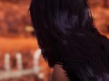 Пышная девушка Мулатка скачет на дилдо в Большом каньоне прилюдно [3D Hentai]