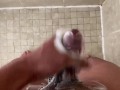 Pinoy cock playing in the shower