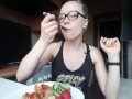 Pasta for breakfast | Food fetish | Sitophilia