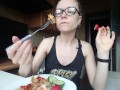 Pasta for breakfast | Food fetish | Sitophilia