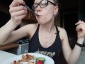 Pasta for breakfast | Food fetish | Sitophilia