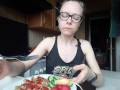 Pasta for breakfast | Food fetish | Sitophilia