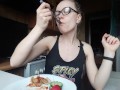 Pasta for breakfast | Food fetish | Sitophilia