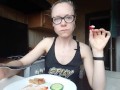 Pasta for breakfast | Food fetish | Sitophilia