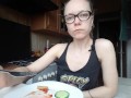 Pasta for breakfast | Food fetish | Sitophilia