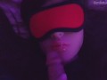Pov silicone sex doll blowjob cum in face creampie Led lights