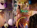 HD LOONER Fuck Bunny plays with her big balloons! +100 Balloons B2P Suck Fucked&Pussy stuffed to cum