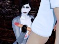 vilage lady Dimitrescu fucked on the dirty floor