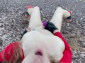 All American Girl plays with Pussy in Desert