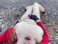 All American Girl plays with Pussy in Desert