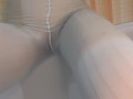 Tease Pee pee in pantyhose