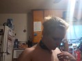 Baldbabey gets a haircut in lingerie