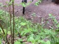 Running Milf fucked stranger Outdoor in the Wood