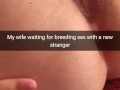 My wife ready for knocking up by any stranger - Cuckold Snapchat Captions