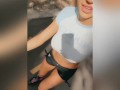 Tits in rollerblading 