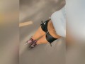 Tits in rollerblading 