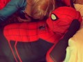 Granny Supergirl Sucks Spiderman