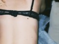 Baisé comme une chienne devant la vitre mes voisins et passants adores - Couple Réel Amateur MretMme