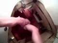 swallow 12 inch anal dildo  in my ass deep