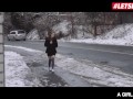 AGirlKnows - Jia Lissa Russian Redhead Seduced And Fucked By Lesbian Girlfriend - LETSDOEIT