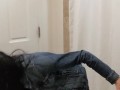 Undressing before a shower in air bnb 