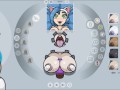 Fapwall [Weird Hentai game] Felicia from darkstalker takes 3 dicks for 1 pussy