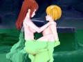 LESBIAN SAKURA TRICK YUU SONODA X HARUKA TAKAYAMA (3D HENTAI)