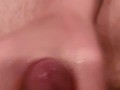 Jerking off cuckold best friends, letting him eat it of my hand