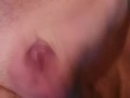 Jerking off cuckold best friends, letting him eat it of my hand