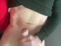 Big cock straight guy masturbates on the sofa until cumshot PART 3