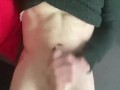 Big cock straight guy masturbates on the sofa until cumshot PART 3