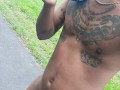 Nude Walk, Smoking, Public Cumshot