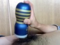 TENGAで喘ぎ声上げながら超絶気持ちいいオナニー　