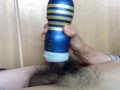 TENGAで喘ぎ声上げながら超絶気持ちいいオナニー　
