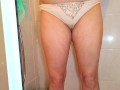 Pissing my panties in shower again