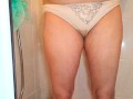 Pissing my panties in shower again