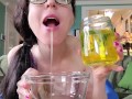 Swishing My Hot Golden Piss