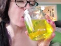 Swishing My Hot Golden Piss