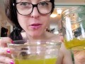 Swishing My Hot Golden Piss